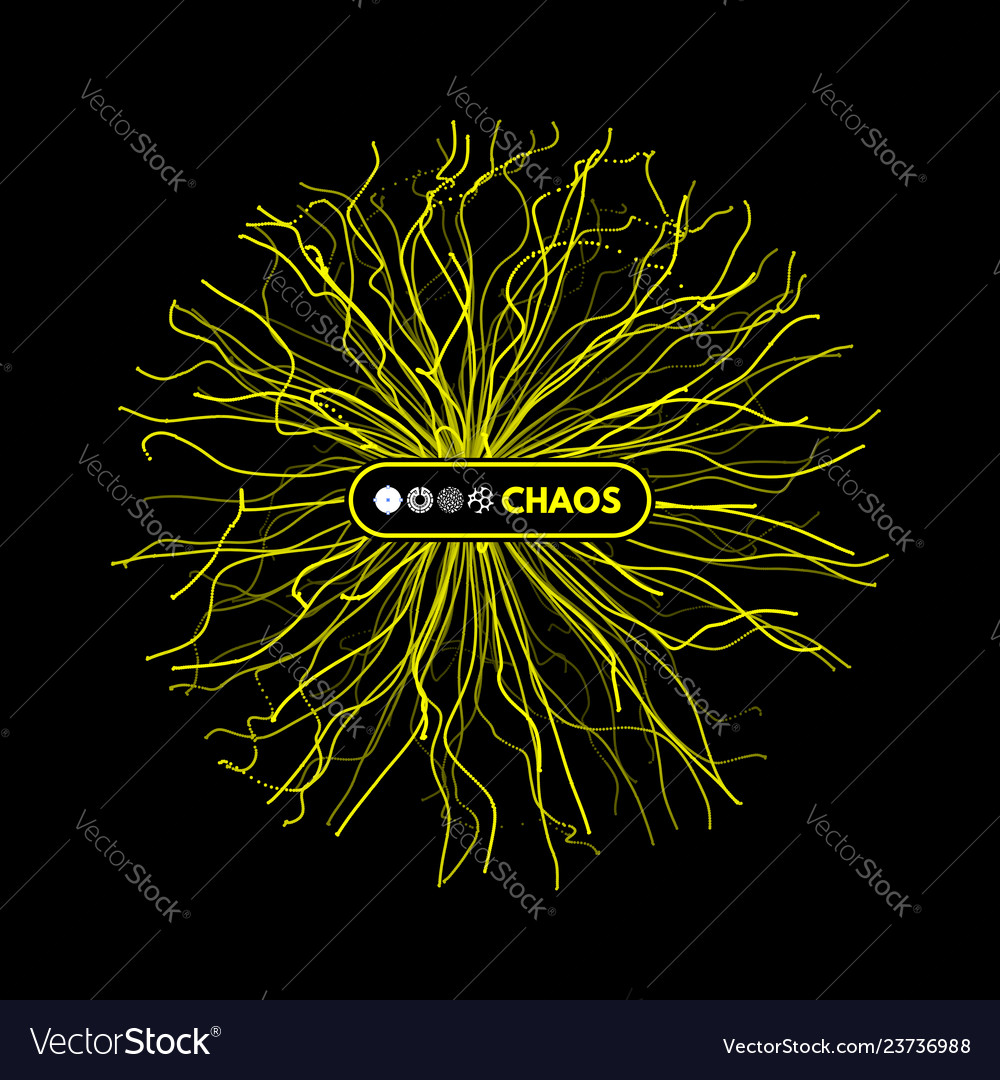 Array with dynamic particles 3d futuristic style vector image Array with dynamic particles 3d futuristic style