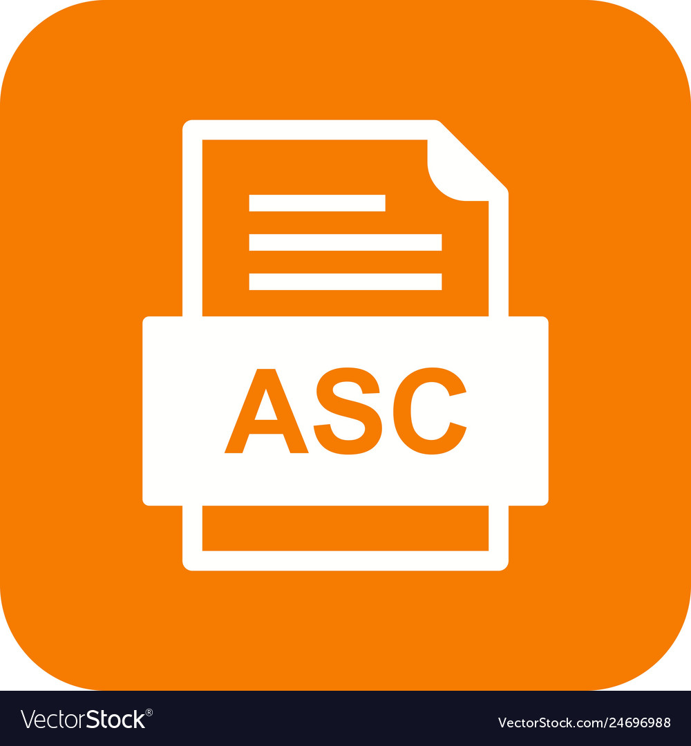 Asc file document icon