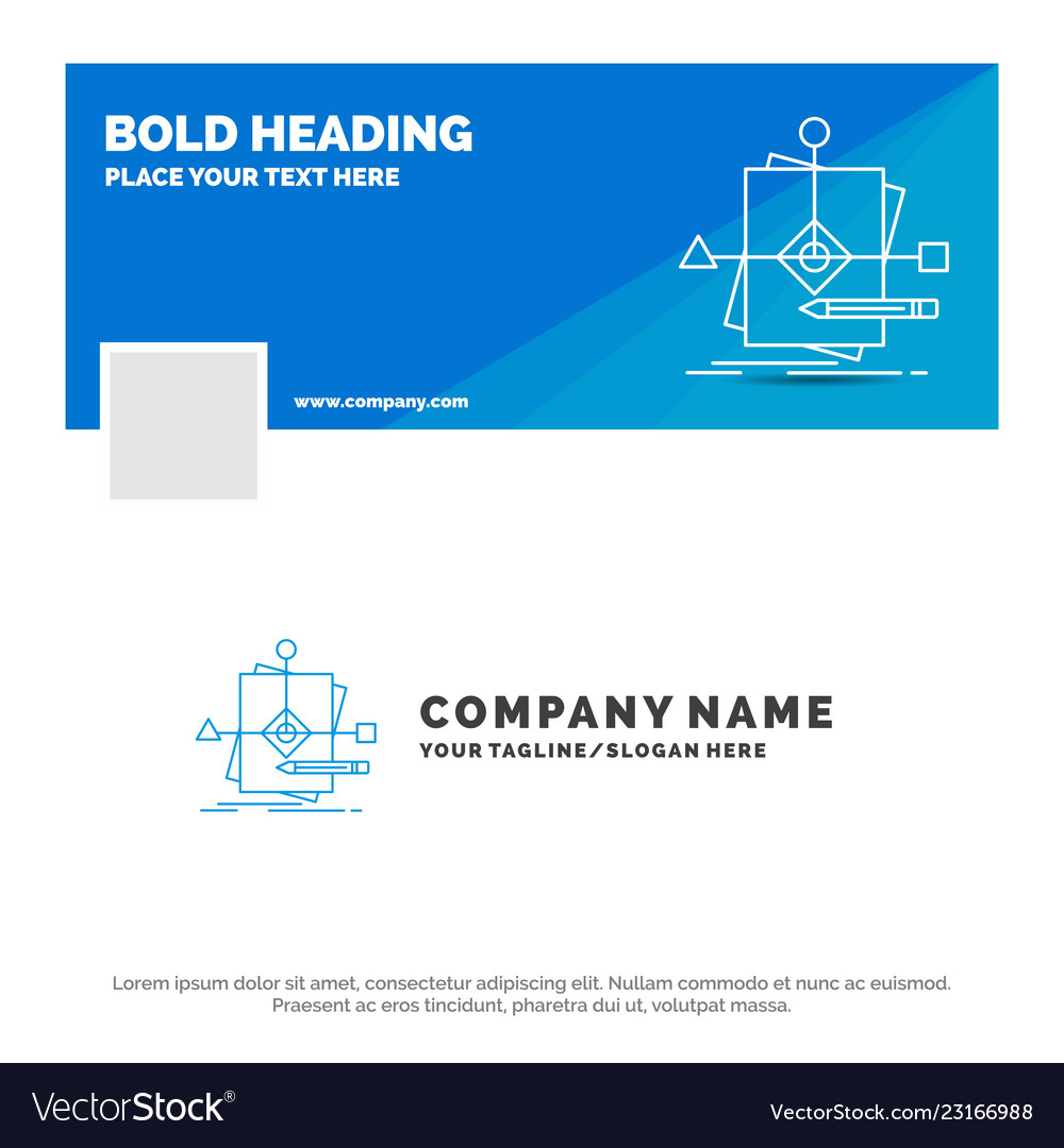 Blue Business Algorithm Logo Template