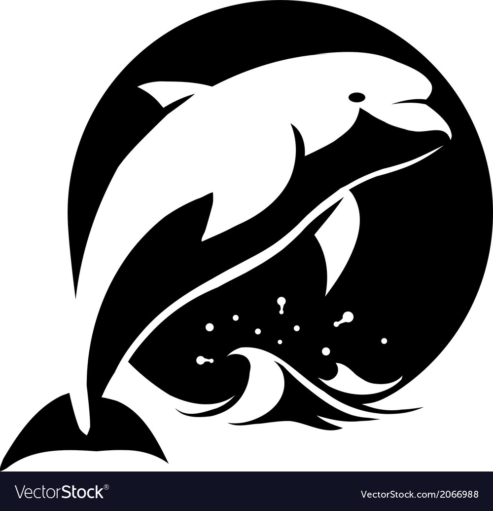 Dolphin Royalty Free Vector Image - VectorStock