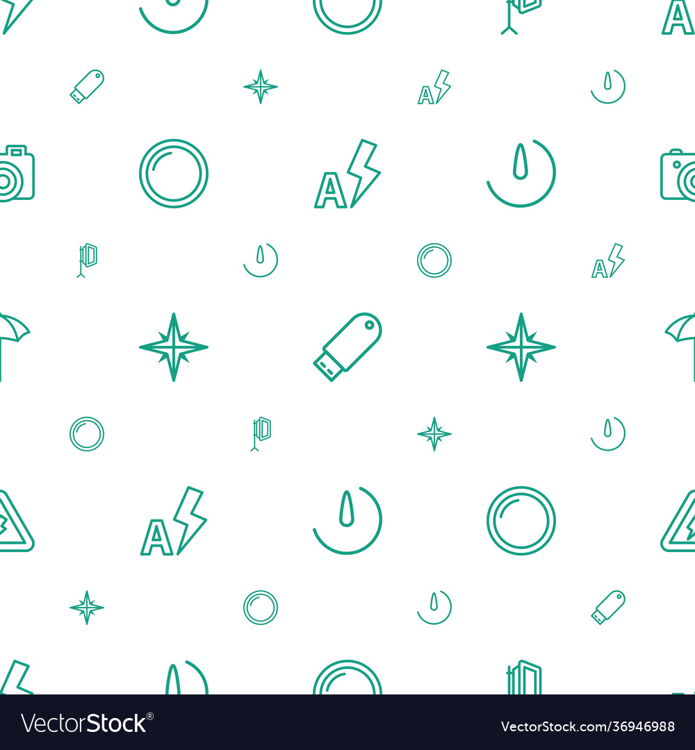 Flash icons pattern seamless white background