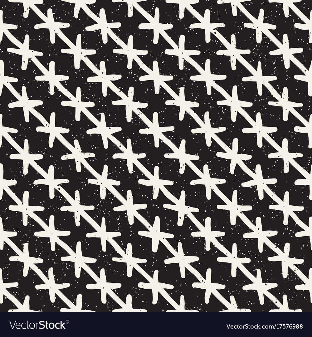 Hand drawn style seamless pattern abstract
