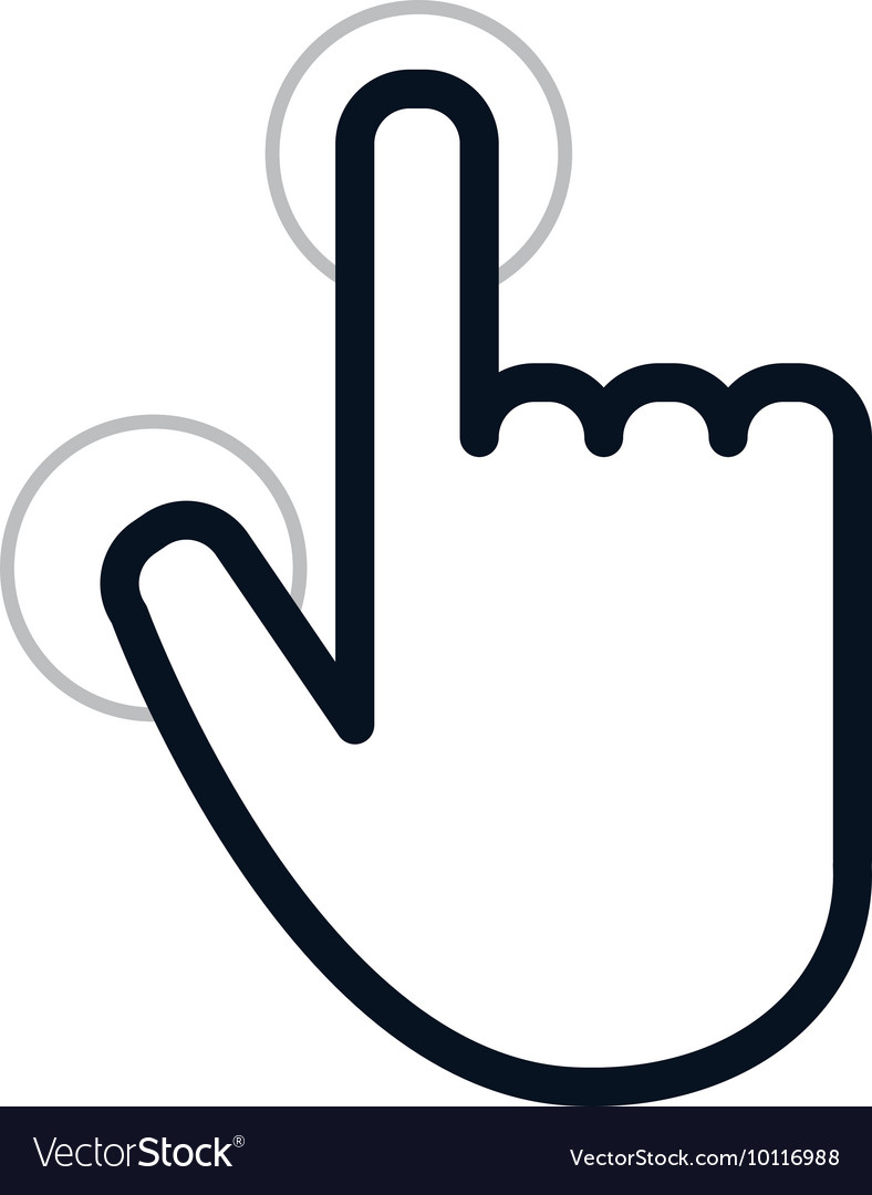 Hand pointer icon