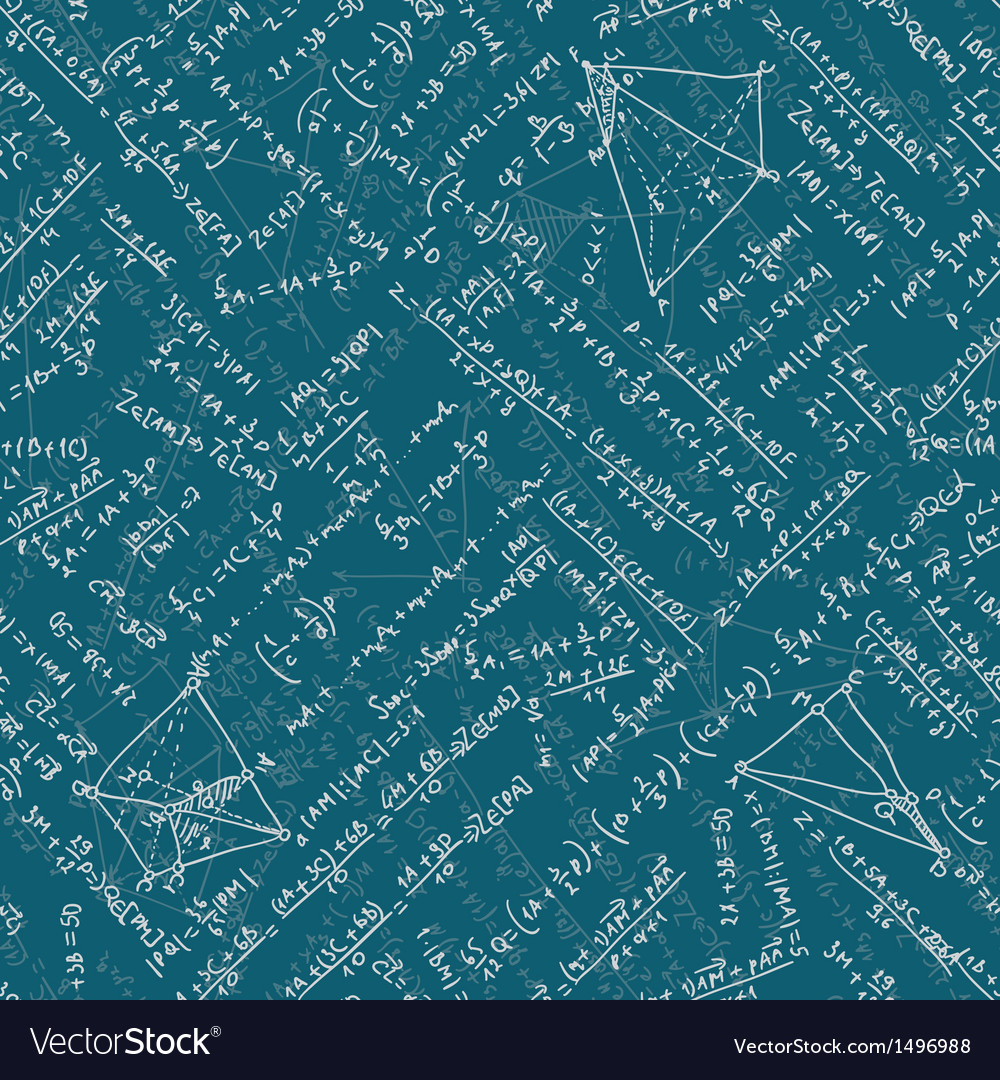 Math Seamless Pattern Background