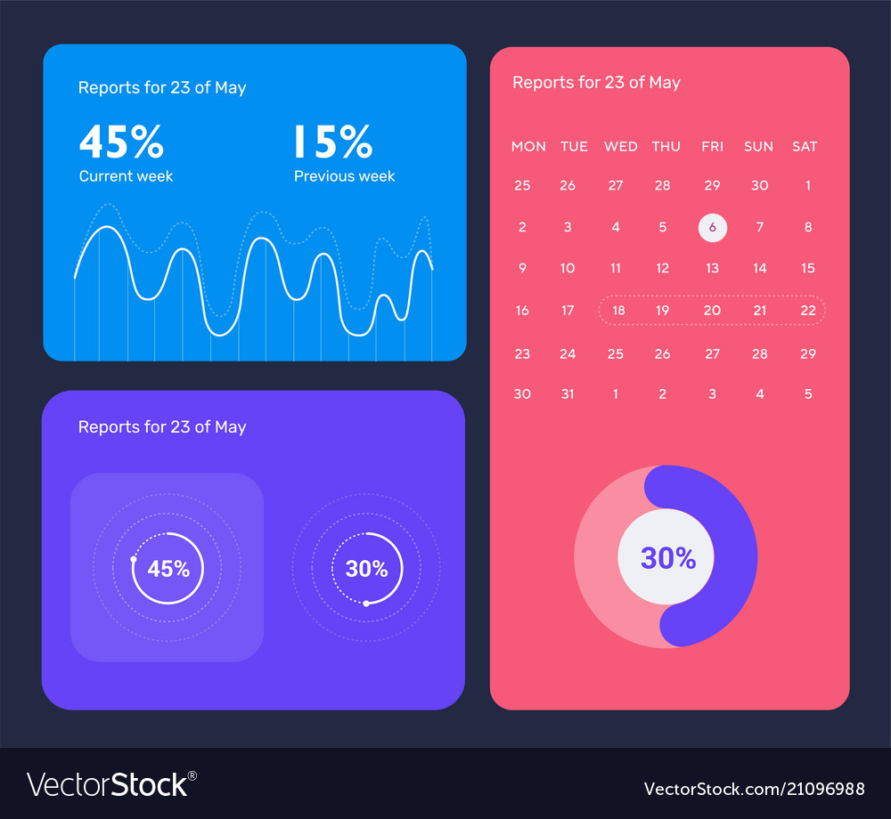 Minimalistic infographic template with flat design vector image Minimalistic infographic template with flat design
