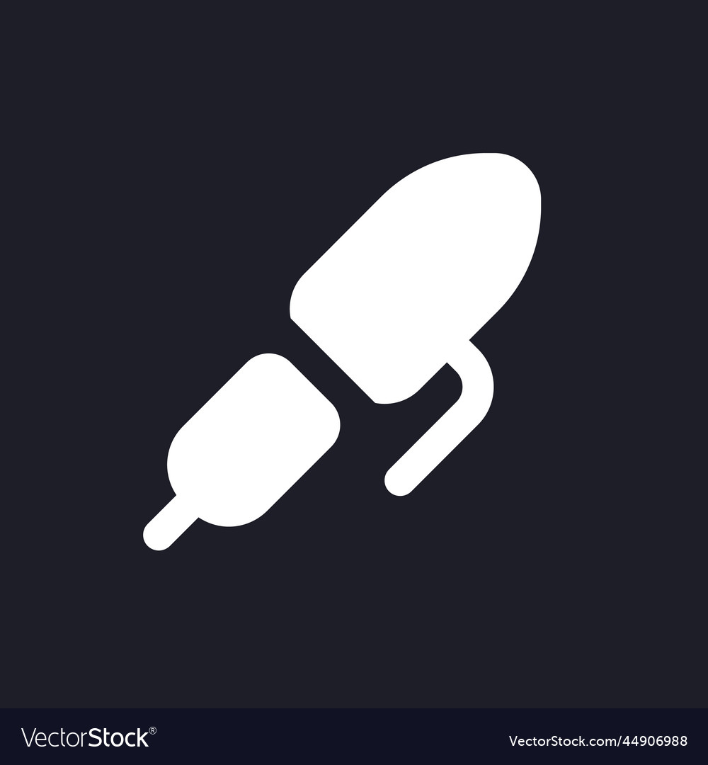 Pen dark mode glyph ui icon