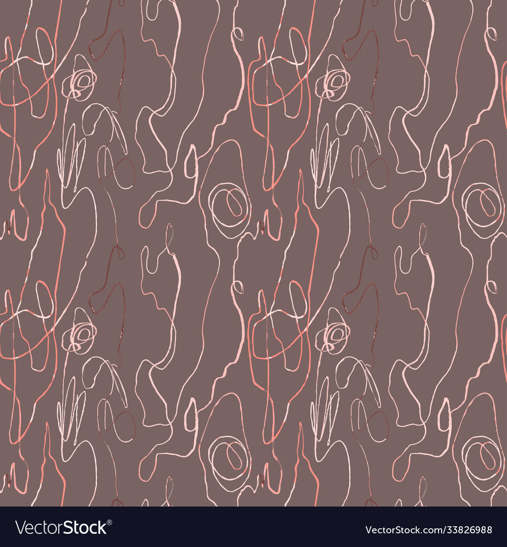 Seamless pattern with hand drawn abstract lines vector image Seamless pattern with hand drawn abstract lines