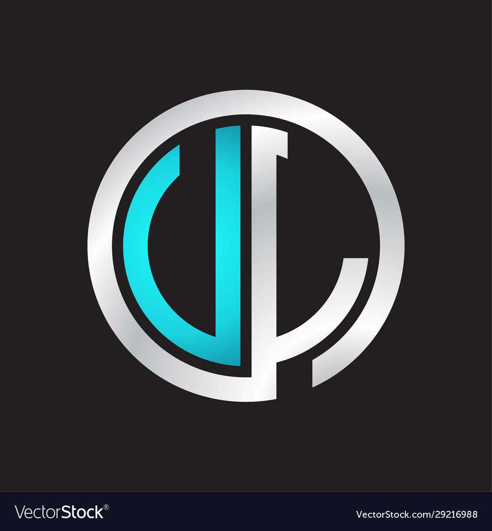 Ul initial logo linked circle monogram Vector Image Ul initial logo linked circle monogram