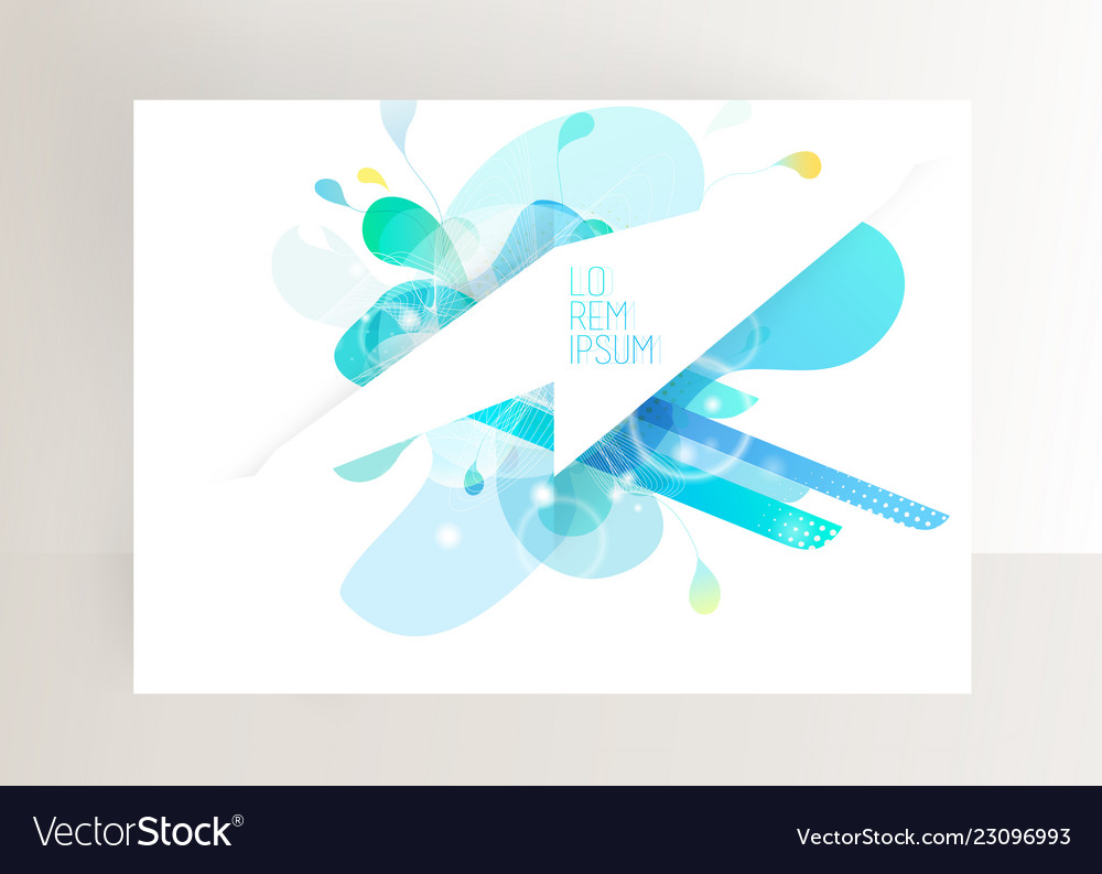 Abstract Colorful Book Cover Template