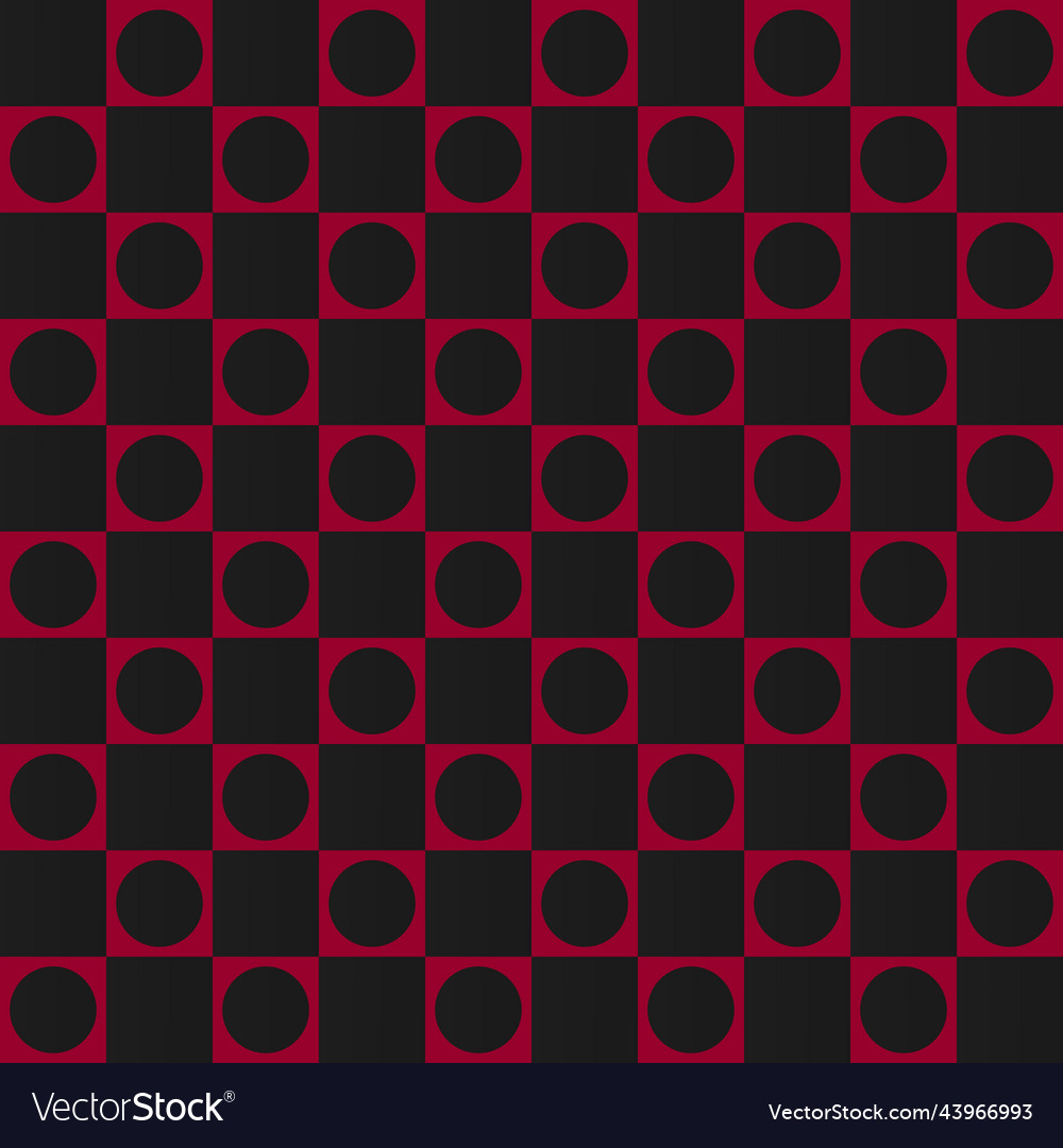 Abstract pattern of circles and squares seamless