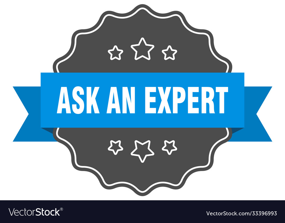 Ask an expert label isolated seal