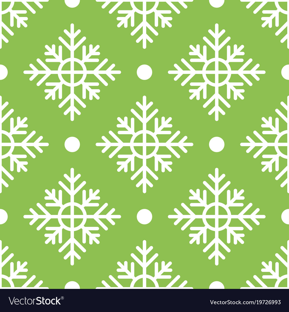 Christmas seamless pattern with snowflakes