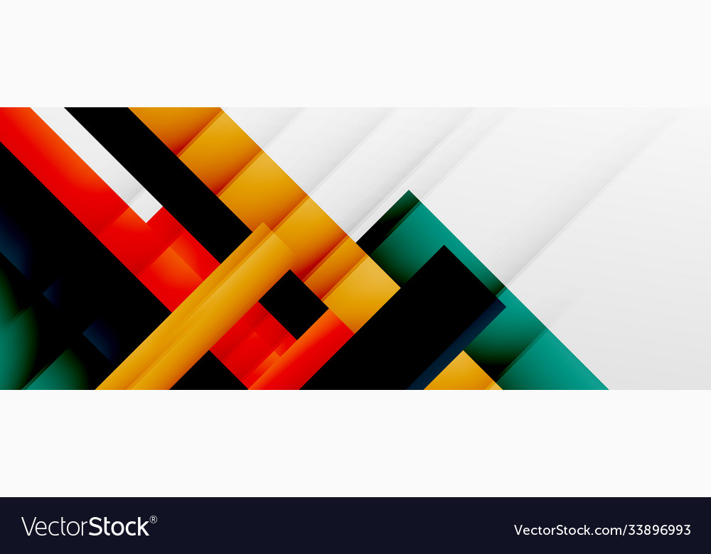 Geometric abstract backgrounds with shadow lines