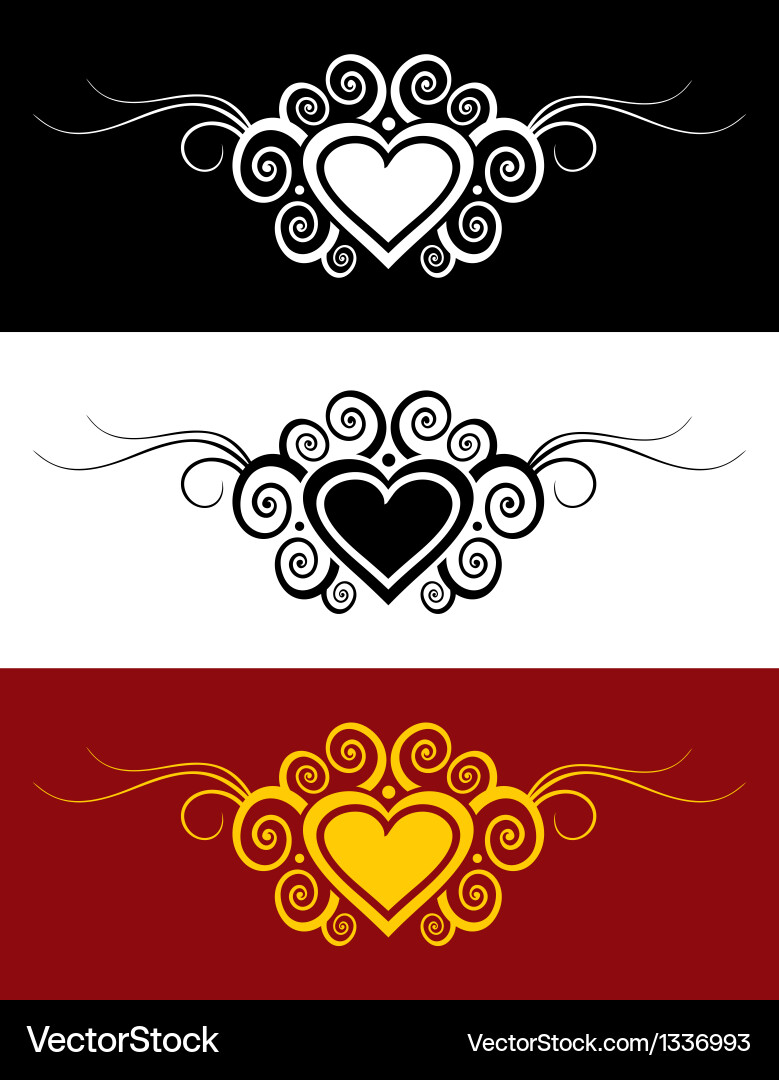 Hearts Royalty Free Vector Image - VectorStock