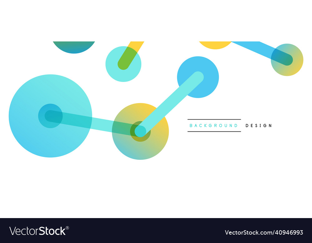 Network concept abstract background dots vector image Network concept abstract background dots
