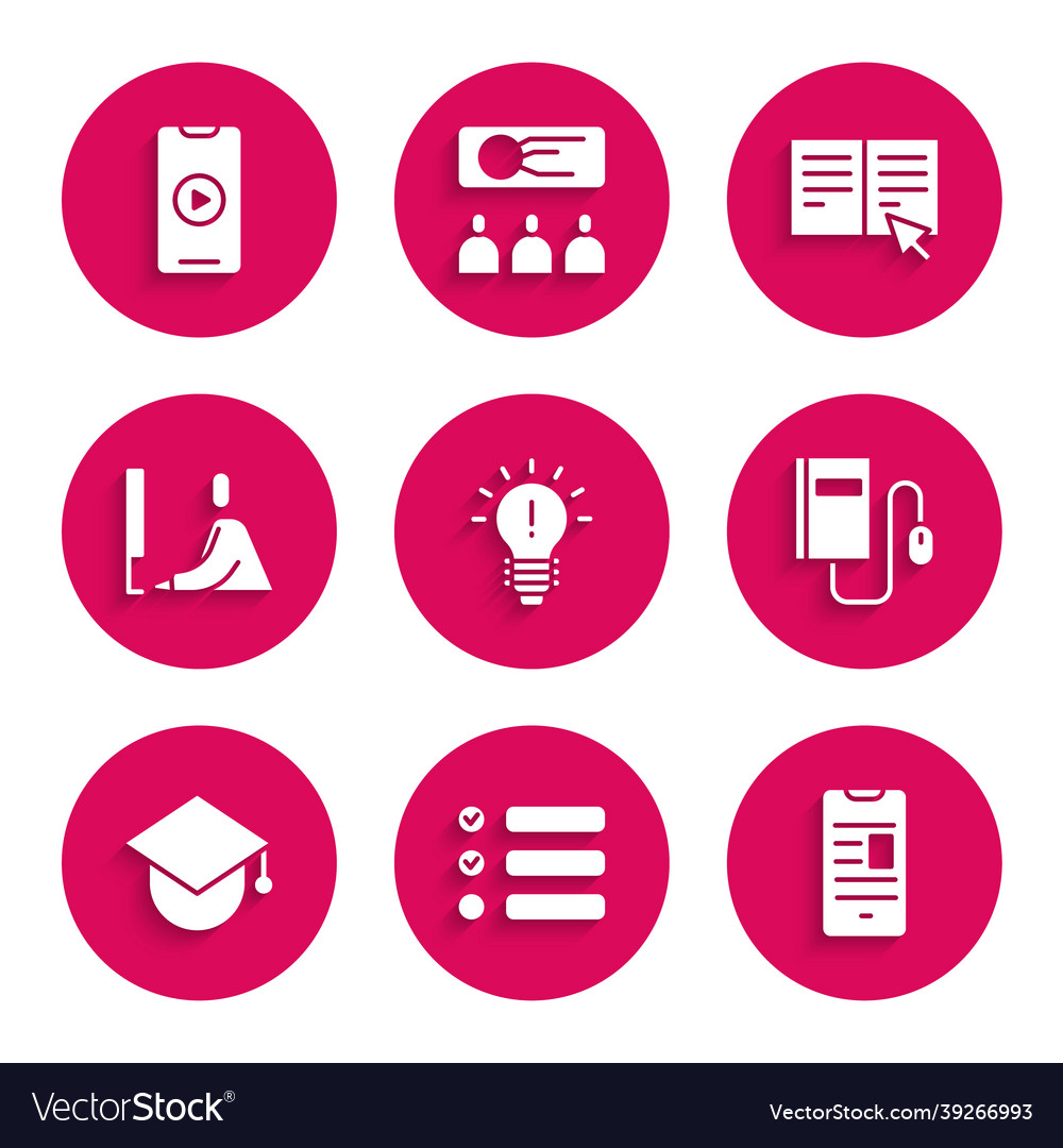 Set light bulb with concept of idea task list