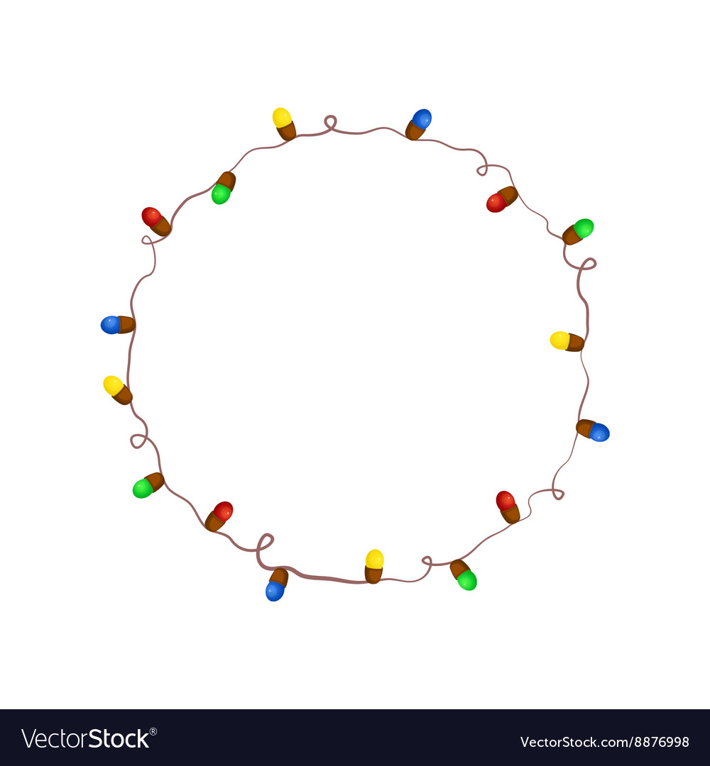 Christmas garland Royalty Free Vector Image - VectorStock