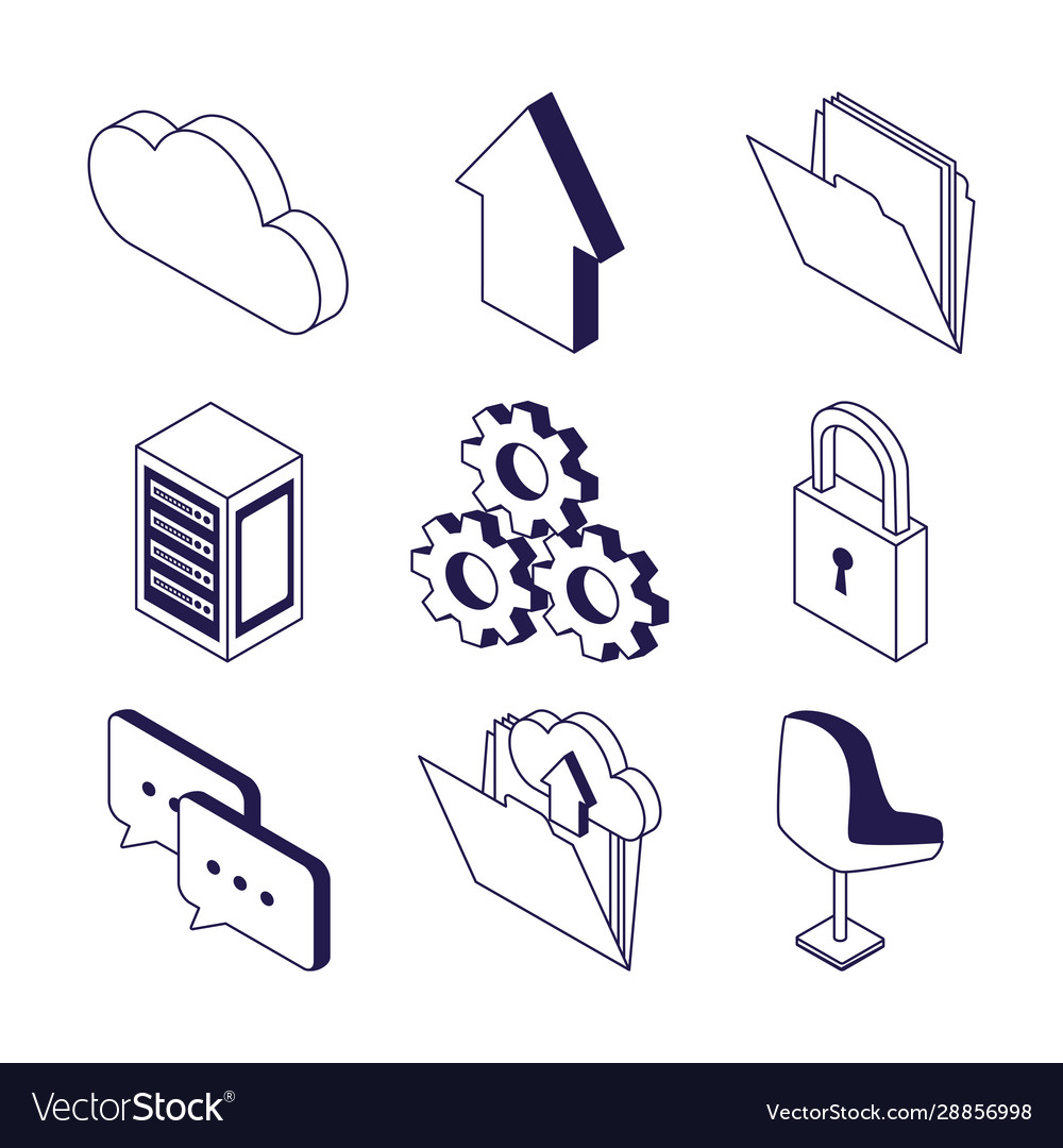 Cloud computing data server security folder