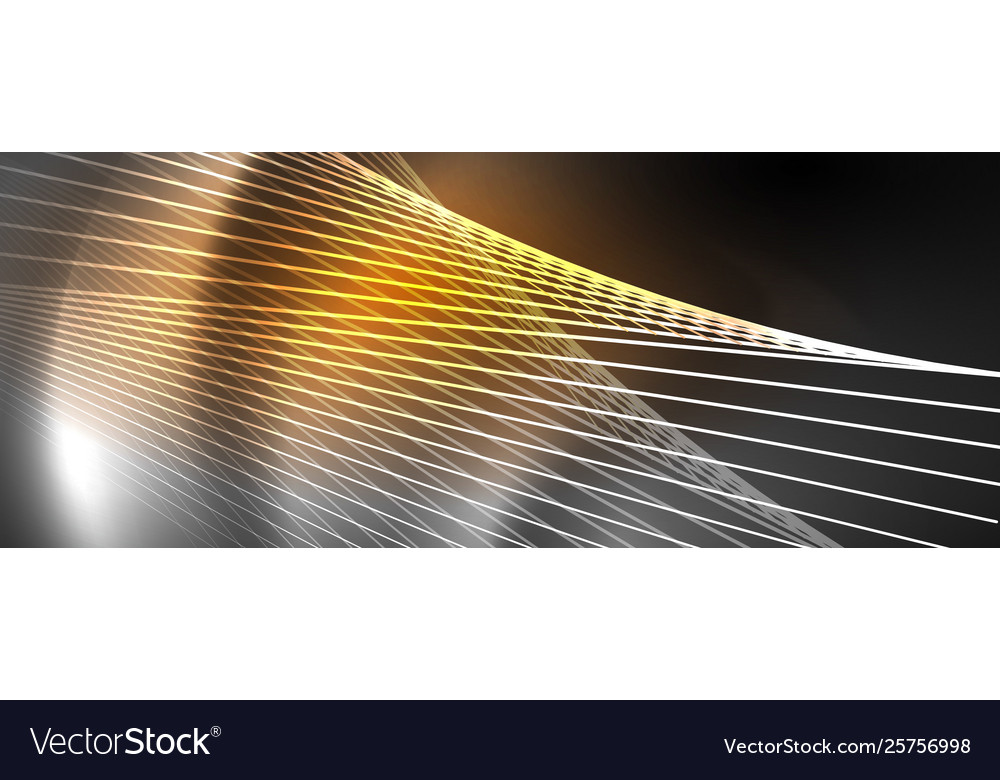 Color light with lines outer space background vector image Color light with lines outer space background