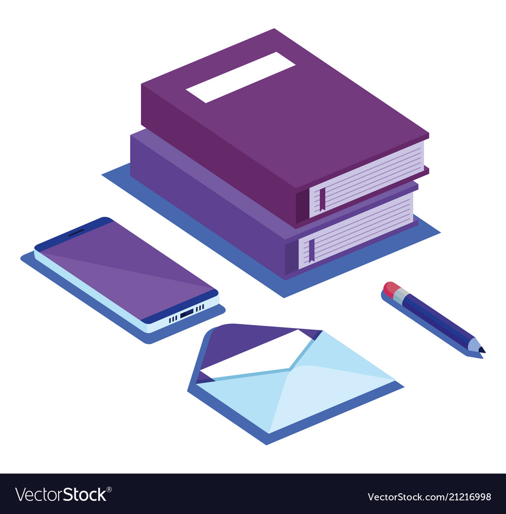 Digital technology isometrics icons Royalty Free Vector