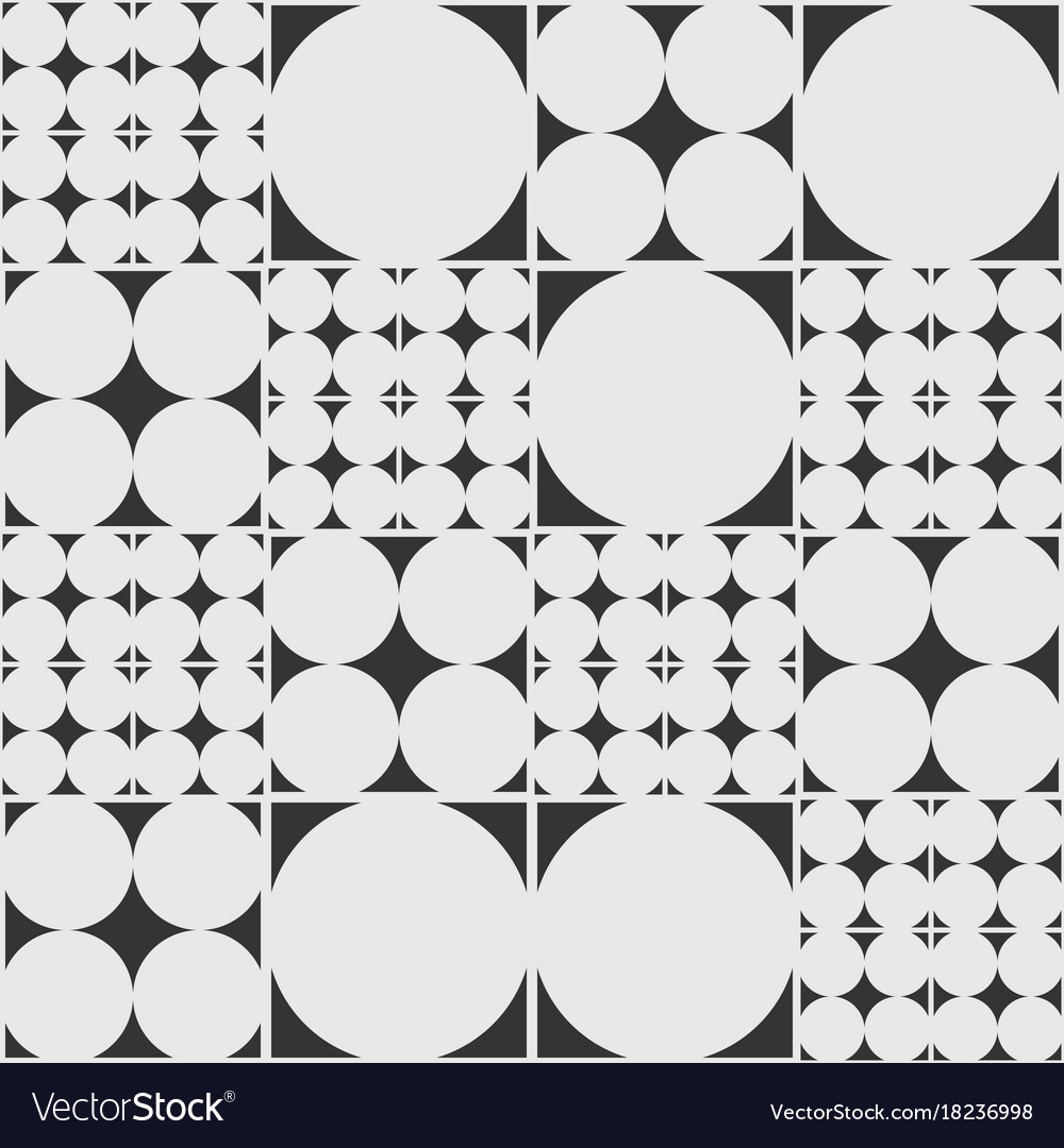 Geometric circle pattern Royalty Free Vector Image