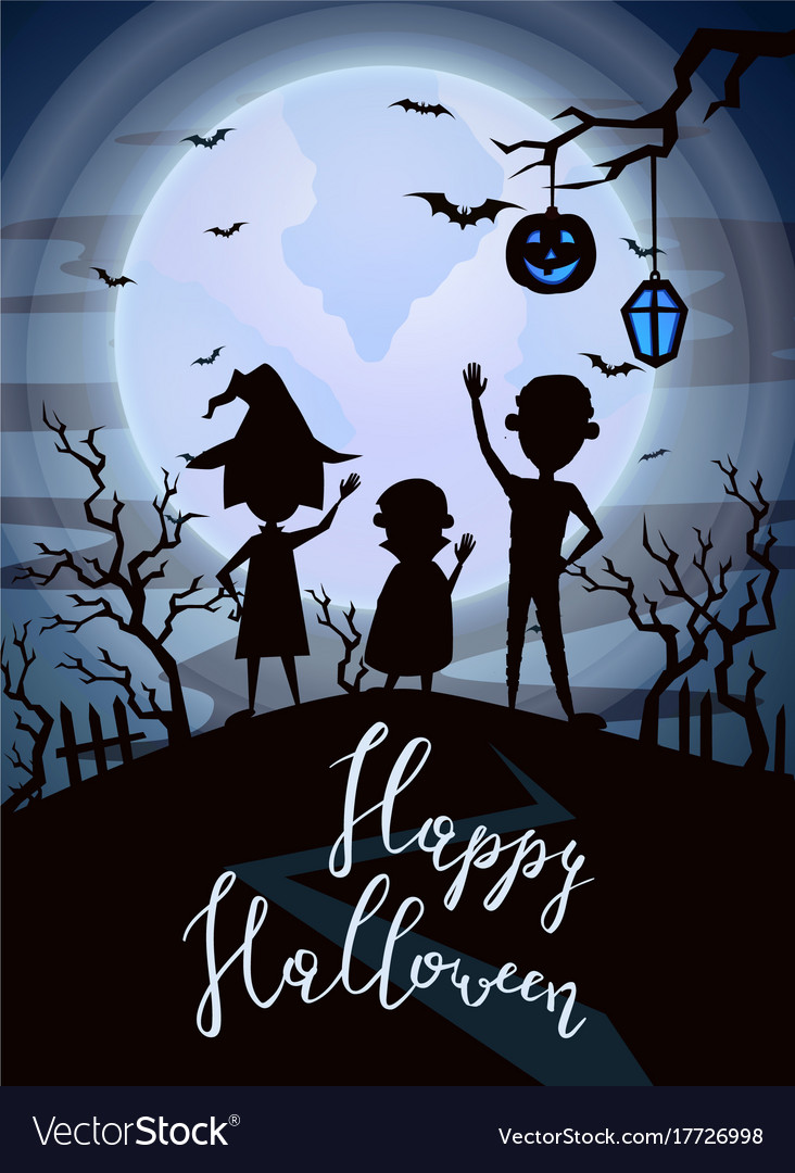 Halloween Night Silhouettes