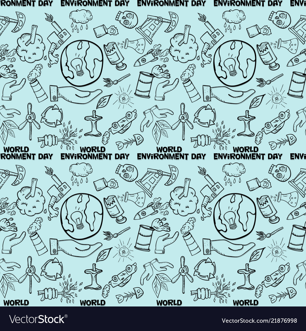 Seamless pattern 2 contour of elements for design