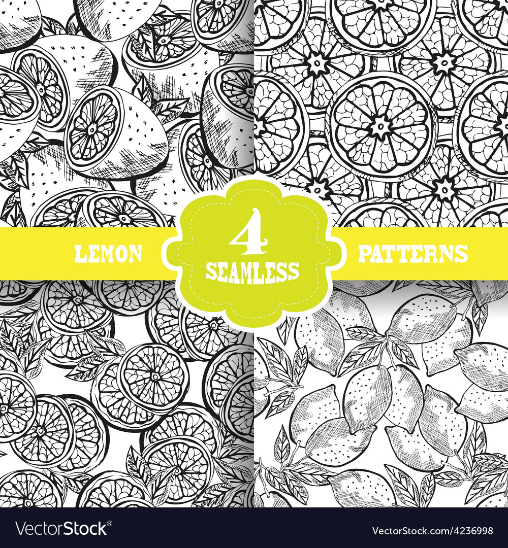 Seamless patterns set