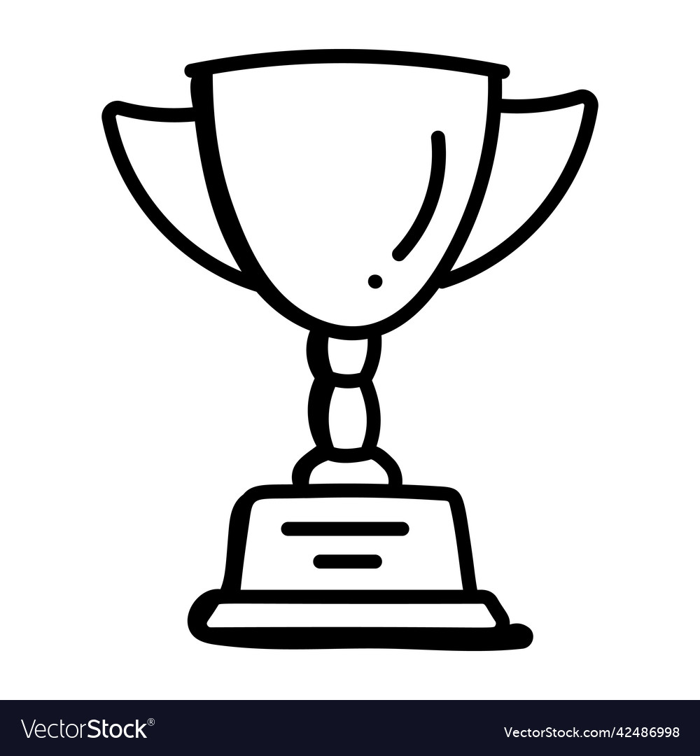 Trophy Royalty Free Vector Image - VectorStock