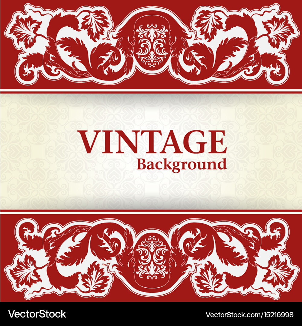 Vintage background Royalty Free Vector Image - VectorStock