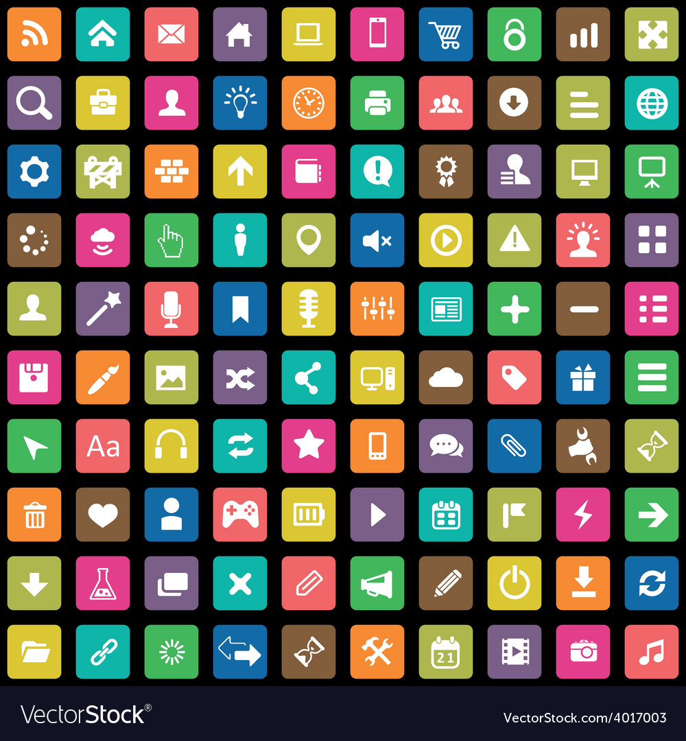100 webdesign icons