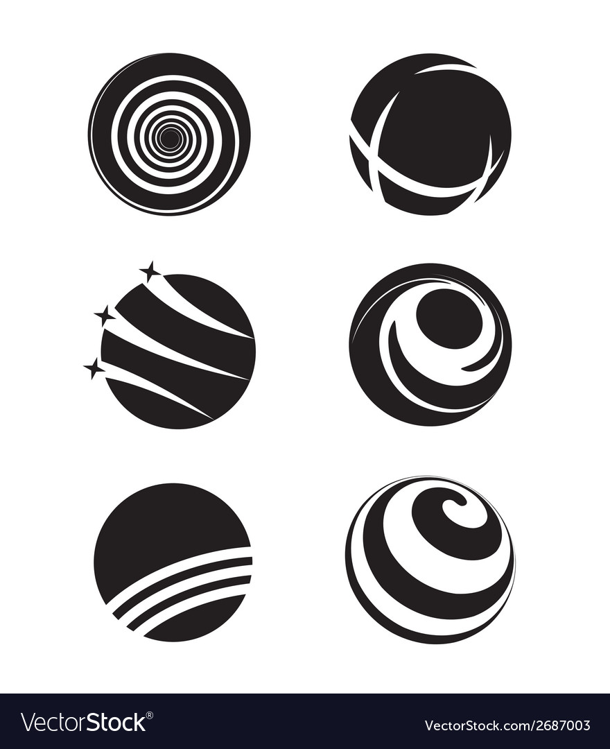 Globe earth silhouette