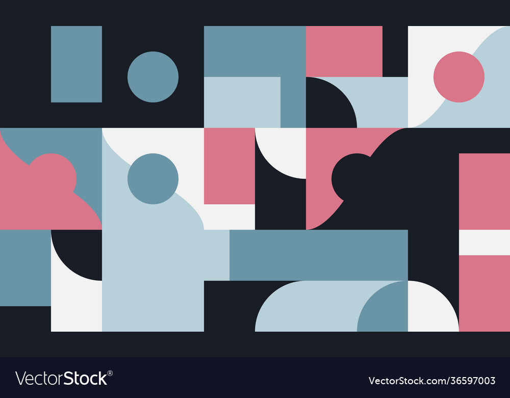 Horizontal abstract pattern design