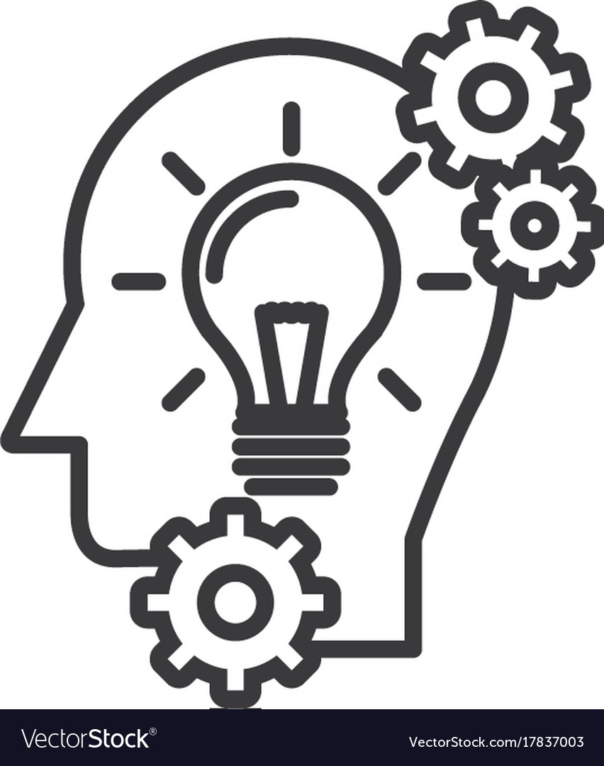 Idea Lamp Head Icon