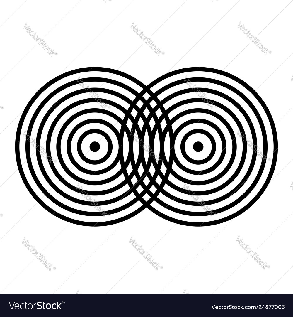 Interference Royalty Free Vector Image - VectorStock