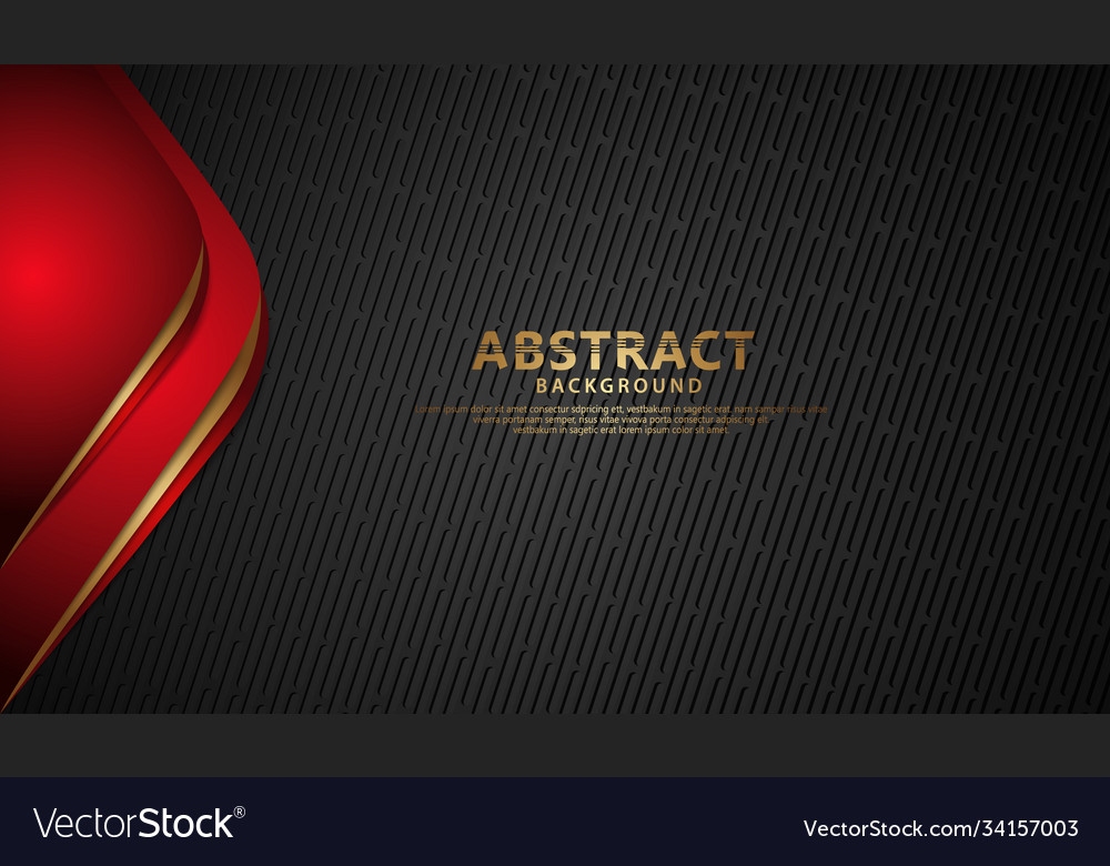 Luxurious abstract decoration with overlap layer