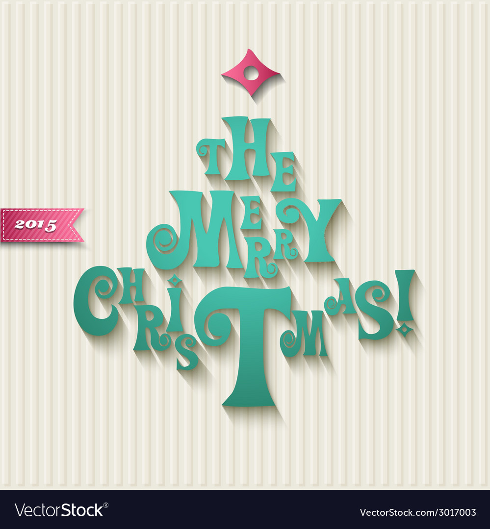 Merry christmas card Royalty Free Vector Image