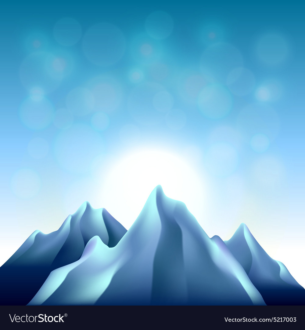 Simple Mountain Background