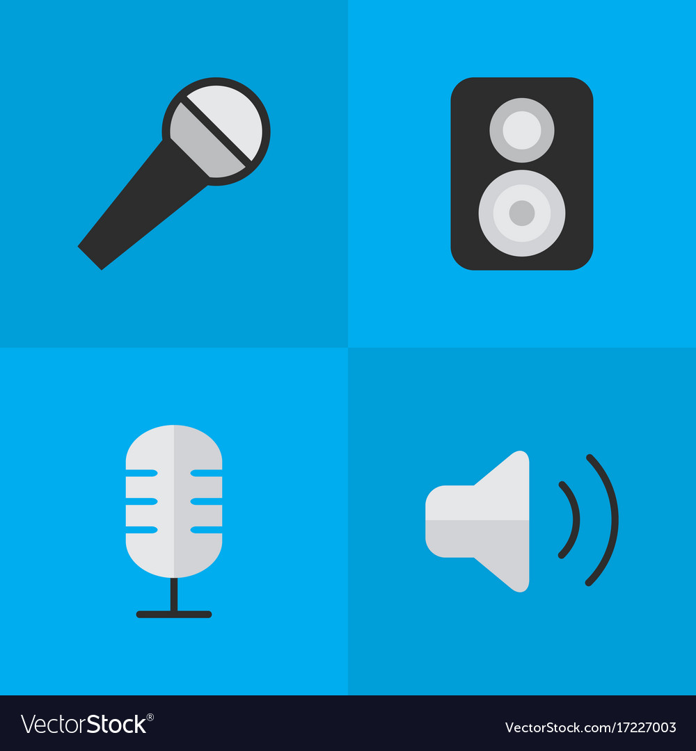 Set of simple icons element