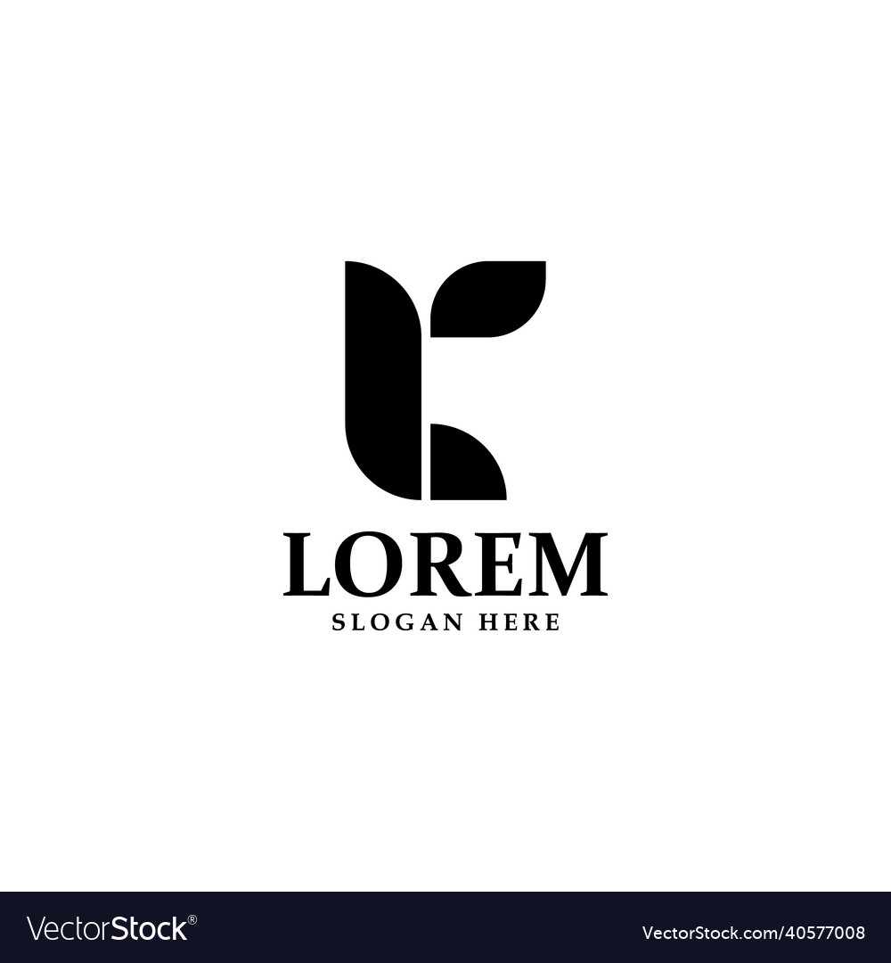 Abstract initial c monogram logo design template
