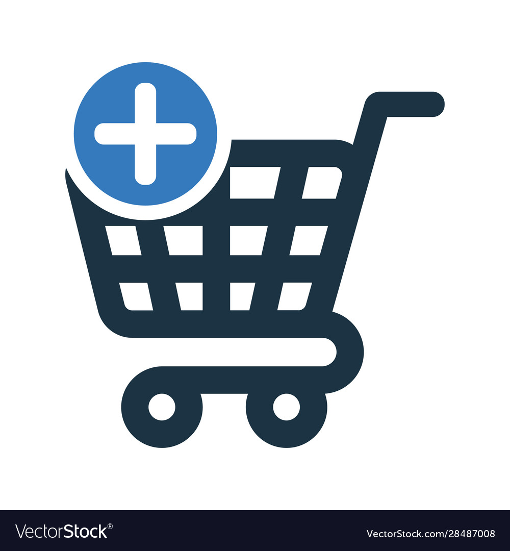 Add to cart icon adding shopping