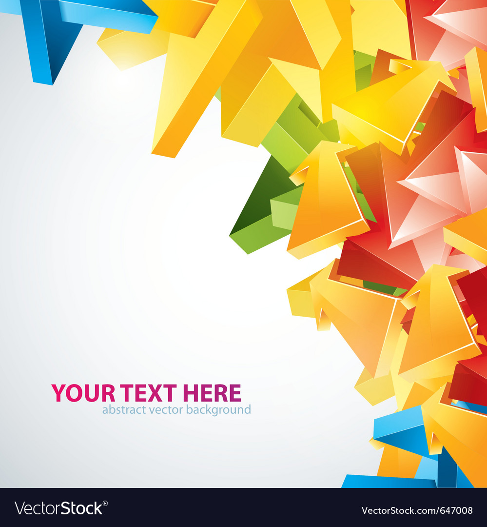 Colorful Abstract Fragment Background