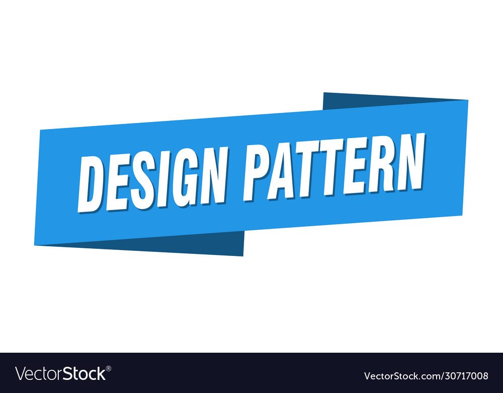 Design pattern banner template