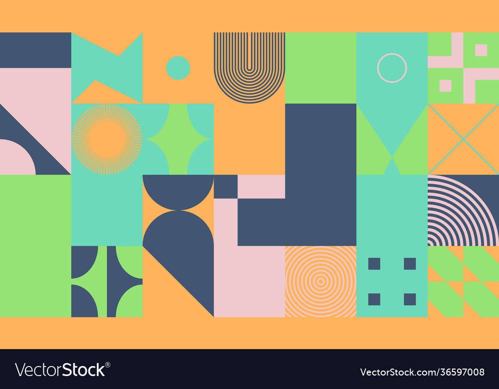 Digital design abstract pattern vector image Digital design abstract pattern
