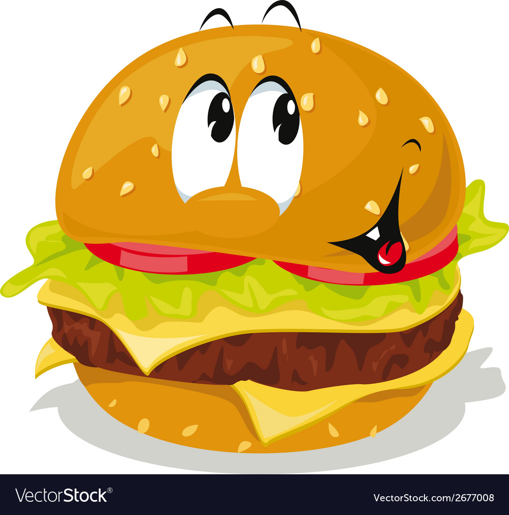 Hamburger Royalty Free Vector Image - VectorStock