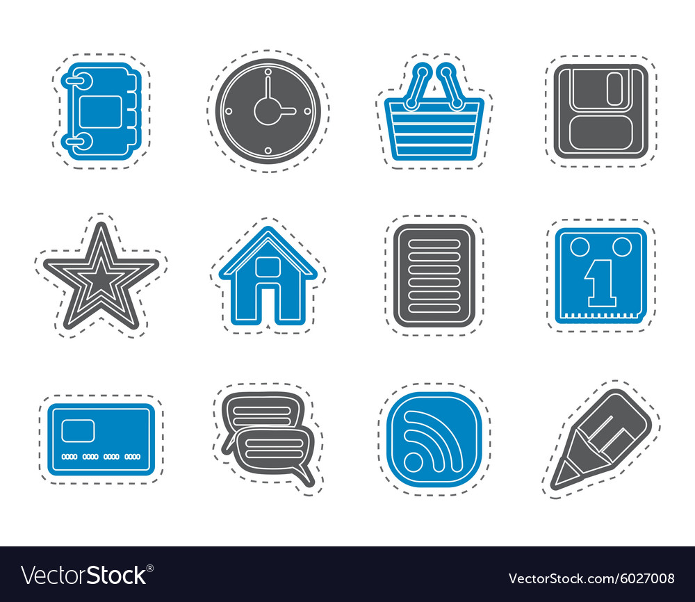 Internet and website icons