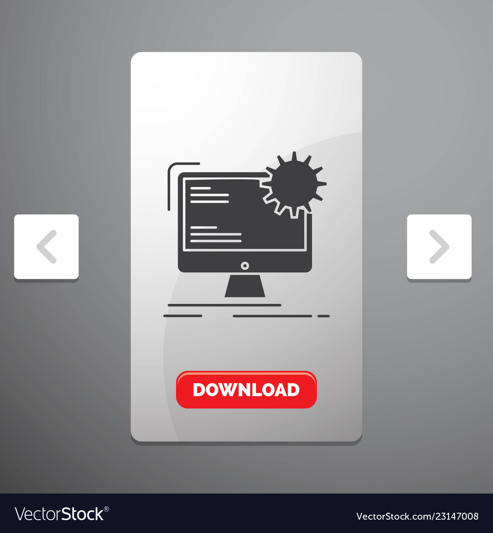 Internet layout page site static glyph icon vector image Internet layout page site static glyph icon