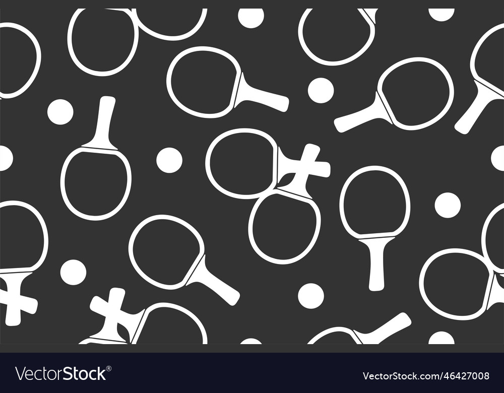 Seamless pattern of a flat ping pong table