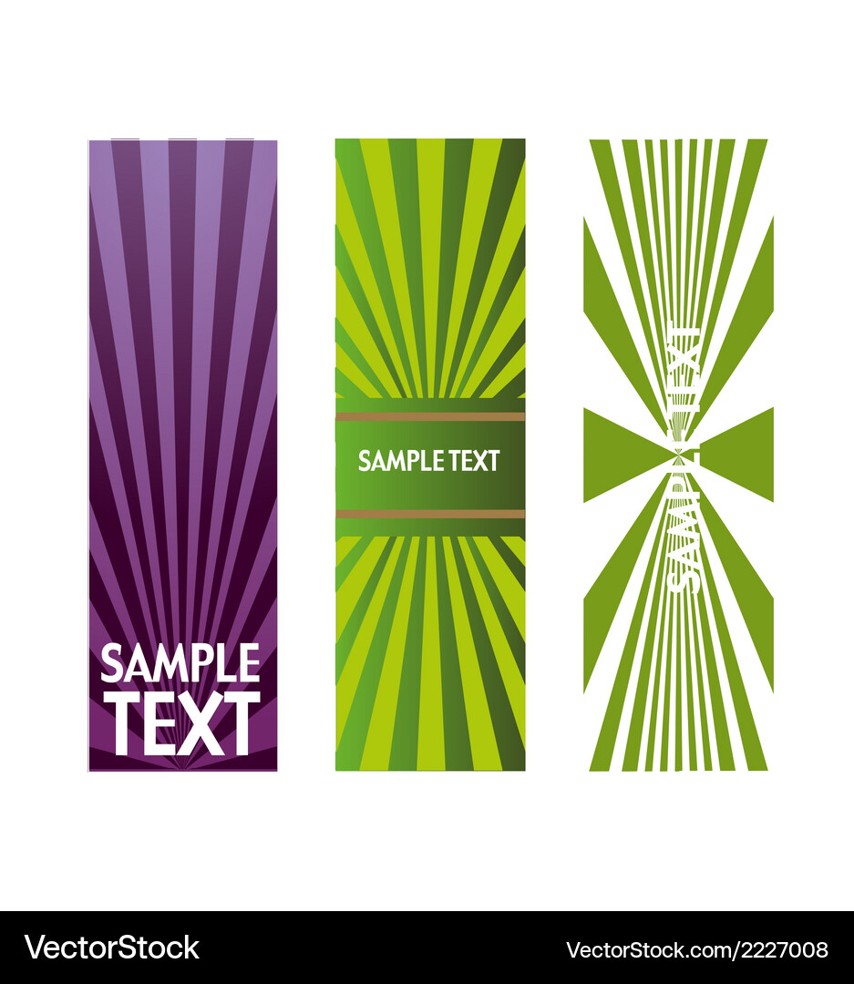 Set Of Light Effects Banner Clipart Royalty Free Vector