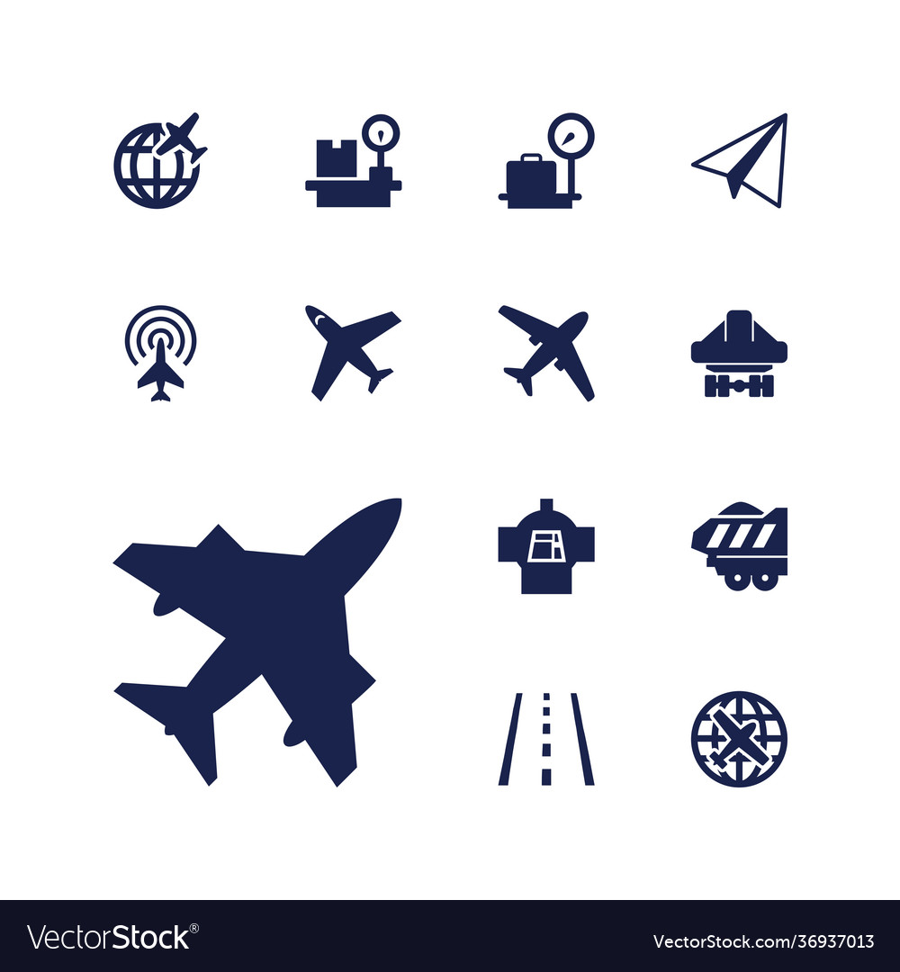 13 plane icons